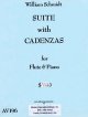 フルートとピアノのためのスイート ウィズ カデンツ　ウィリアム　シュミット作曲