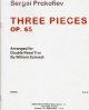 ダブルリード三重奏のための３つの小品　セルゲイ　プロコフィエフ作曲／ウィリアム　シュミット編曲