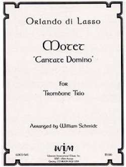 画像1: トロンボーン三重奏のためのモテット 　オルランド　ディ　ラッソ作曲