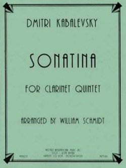 画像1: クラリネット五重奏のためのソナチネ　　ドミトリー　カバレフスキー作曲