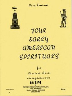 画像1: クラリネットクワイアのための4つの古いアメリカ霊歌　　コリー　タミアミ作曲