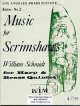 ハープと金管五重奏のための彫刻細工のための音楽　ウィリアム　シュミット作曲