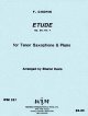 テナーサキソフォンとピアノのためのエチュード　作品25　第7番　　フレデリック　ショパン作曲