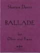 オーボエとピアノのためのバラード  シャロン　ディビス作曲