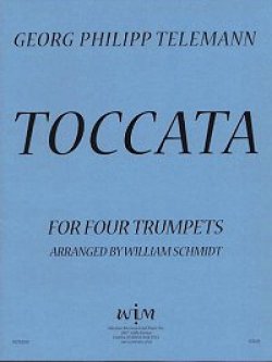 画像1: 4本のトランペットのためのトッカータ  ゲオルグ　フィリップ　テレマン作曲