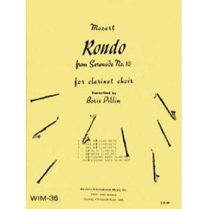画像: クラリネットクワイアのためのロンド　　ヴォルフガング　アマデウス　モーツァルト作曲