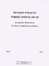 画像: イングリッシュホルンとピアノのための3つの歌　作品10　　リヒャルト　シュトラウス作曲
