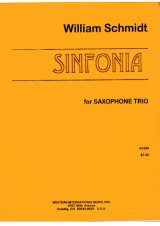 画像: SAB サキソフォン三重奏のためのシンフォニア  ウィリアム・シュミット作曲