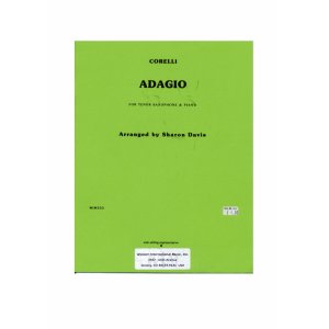 画像: テナーサキソフォンとピアノのためのアダージョ　アルカンジェロ・コレッリ作曲
