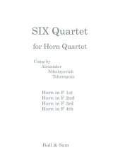 画像: ホルン四重奏のための6つの四重奏　　アレクサンドル・N・チェレプニン作曲　