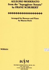 画像: バスーンとピアノのための“アルペジオーネ”ソナタより　アレグロ　モデラート　　フランツ　シューベルト作曲