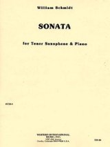画像: テナーサキソフォンとピアノのためのソナタ　　ウィリアム　シュミット作曲