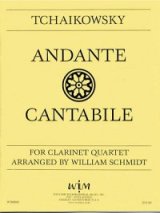 画像: クラリネット四重奏のためのアンダンテ　カンタービレ　　ピョートル チャイコフスキー作曲