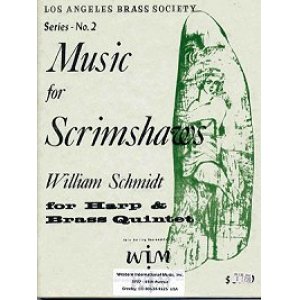 画像: ハープと金管五重奏のための彫刻細工のための音楽　ウィリアム　シュミット作曲
