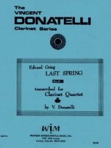画像: クラリネット四重奏のための過ぎし春　　エドヴァルド　グリーグ作曲