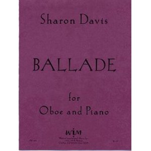 画像: オーボエとピアノのためのバラード  シャロン　ディビス作曲