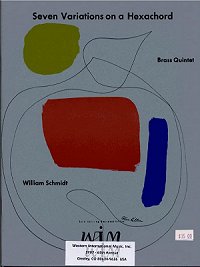 画像1: 金管五重奏のための「ヘキサコードによる7つの変奏曲」  ウィリアム　シュミット作曲