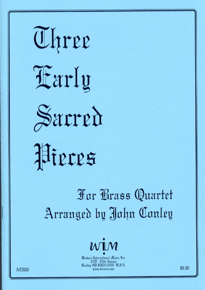 画像1: 金管四重奏のための初期の神聖な３つの小品   ジョン・コンリー編集