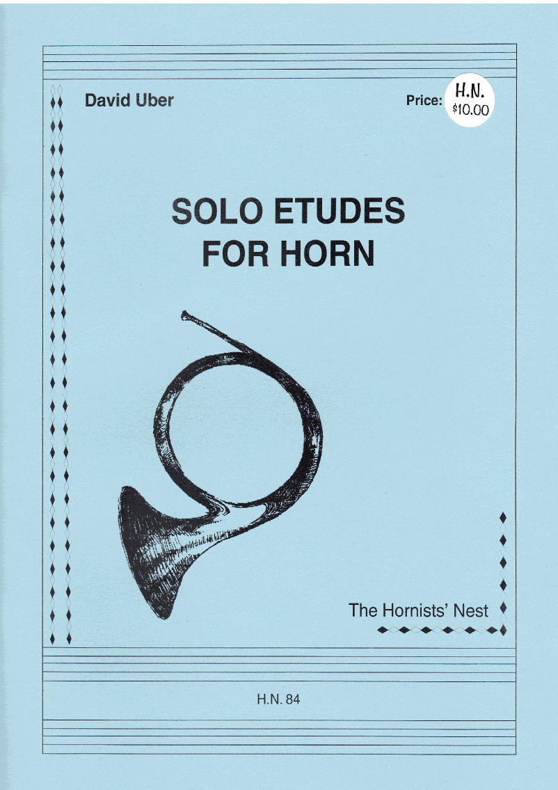 画像1: ホルン練習曲集　デヴィッド　ウーバー作曲　 