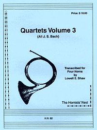 画像1: ホルン四重奏のための四重奏曲集　Vol 3　ロウェル・ショー編曲 