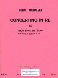 画像1: トロンボーンとピアノのためのコンチェルティーノ　ニ調  ドナル　ミヒャルスキー作曲