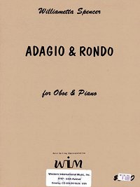 画像1: オーボエとピアノのためのアダージョとロンド　　ウィリアメッタ　スペンサー作曲