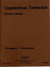 画像1: ６本のトランペットと2つの打楽器のためのセケンティアルファンファーレ　ウィリアム　シュミット作曲