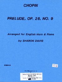画像1: イングリッシュホルンとピアノのためのプレリュード作品28　第9番　　フレデリック　ショパン作曲