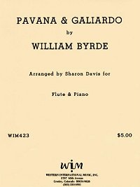 画像1: フルートとピアノのためのパヴァーヌとガリアルド　　ウィリアム　バード作曲