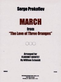 画像1: クラリネット五重奏のためのマーチ　組曲「3つのオレンジの恋」より  セルゲイ　プロコフィエフ作曲
