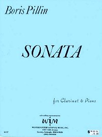 画像1: クラリネットとピアノのためのソナタ　　ボリス　ピリン作曲
