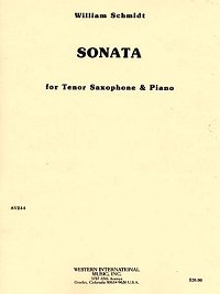画像1: テナーサキソフォンとピアノのためのソナタ　　ウィリアム　シュミット作曲