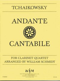 画像1: クラリネット四重奏のためのアンダンテ　カンタービレ　　ピョートル チャイコフスキー作曲