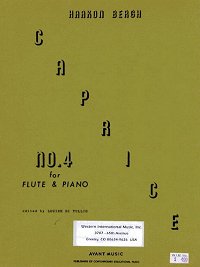 画像1: フルートとピアノのためのカプリス第四番　ホーコン　ベルグ作曲
