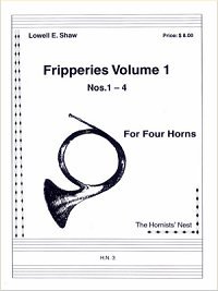 画像1: ホルン四重奏のためのフリッパリーズVol1.　ロウェル・ショー作曲　 