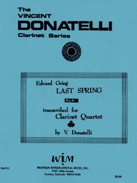 画像1: クラリネット四重奏のための過ぎし春　　エドヴァルド　グリーグ作曲