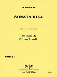 画像1: ATB サキソフォン三重奏のためのソナタ第四番　　ジョバンニ　ペルゴレージ作曲