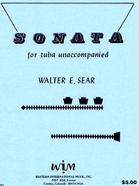 画像1: 無伴奏テューバのためのソナタ  ウォルター　シャー作曲