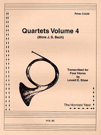 画像1: ホルン四重奏のための四重奏曲集　Vol 4　　ロウェル・ショー編曲 